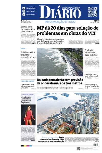 Diário do Litoral - Edição de 16 de Maio de 2024