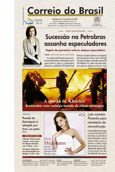 Correio do Brasil - Edição de 16 de Maio de 2024