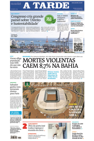 A TARDE - Edição de 16 de maio de 2024