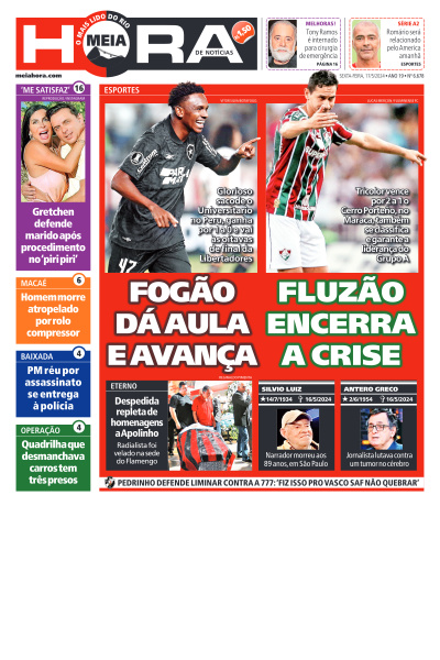 MEIA HORA - Edição de 17 de Maio de 2024