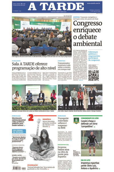 A TARDE - Edição de 17 de maio de 2024
