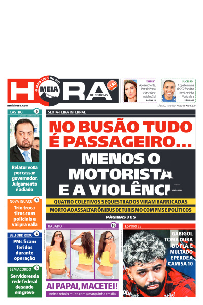 MEIA HORA - Edição de 18 de Maio de 2024