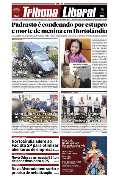 Tribuna Liberal - Edição de 18 de Maio de 2024