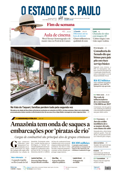 Estadão - Edição de 19 de Maio de 2024