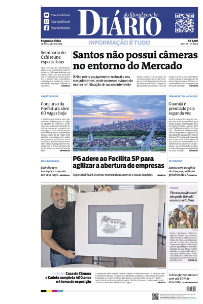 Diário do Litoral – Edição de 20 de Maio de 2024