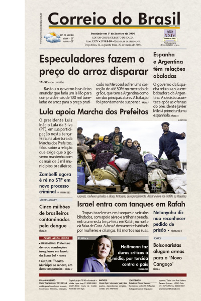 Correio do Brasil - Edição de 22 de Maio de 2024