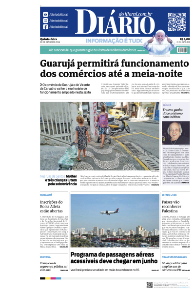 Diário do Litoral - Edição de 23 de Maio de 2024