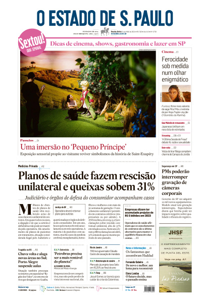 Estadão - Edição de 24 de Maio de 2024