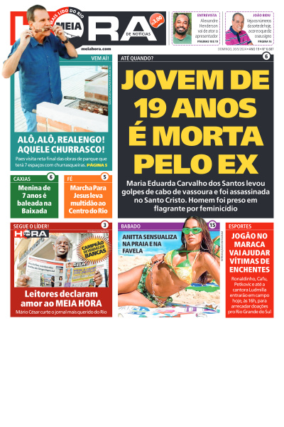 MEIA HORA - Edição de 26 de Maio de 2024