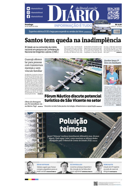 Diário do Litoral – Edição de 26 de Maio de 2024