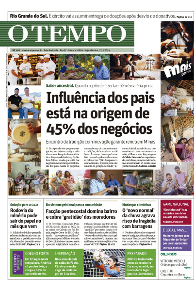 O TEMPO - Edição de 27 de Maio de 2024