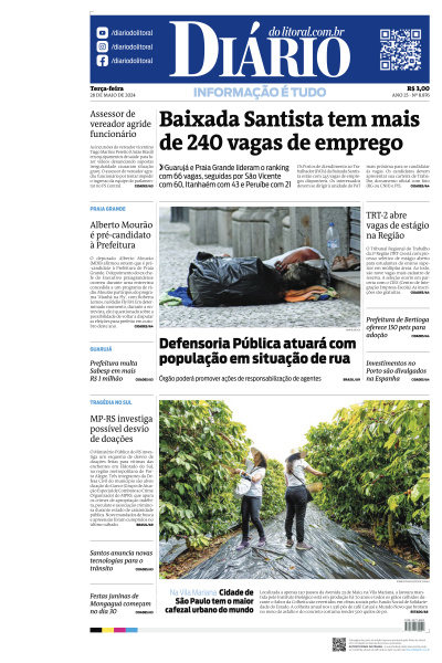 Diário do Litoral - Edição de 28 de Maio de 2024