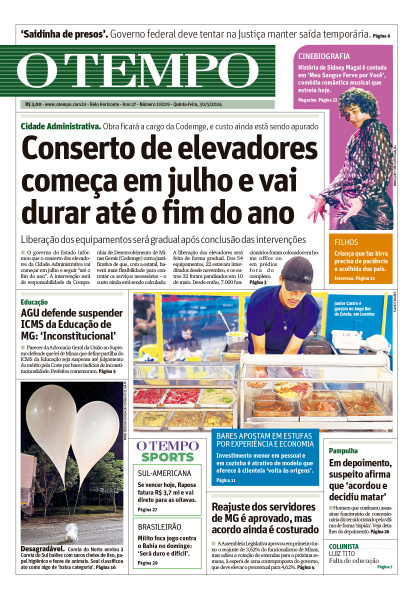 O TEMPO - Edição de 30 de Maio de 2024