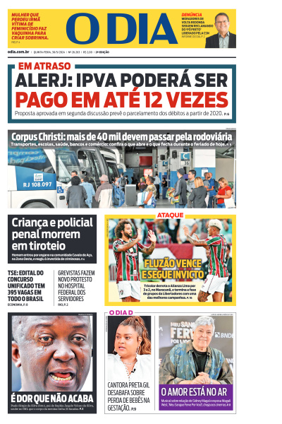 O DIA - Edição de 30 de Maio de 2024