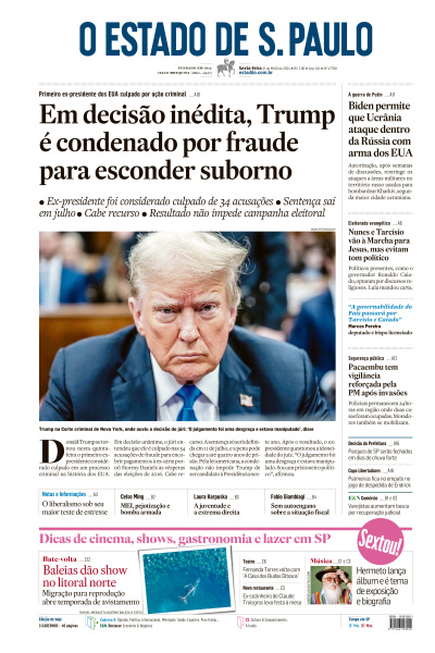 Estadão - Edição de 31 de Maio de 2024