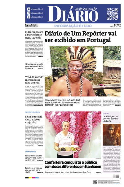 Diário do Litoral – Edição de 03 de Junho de 2024