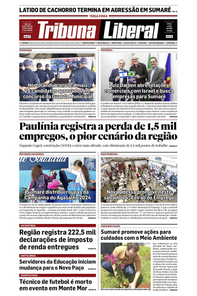 Tribuna Liberal - Edição de 04 de Junho de 2024