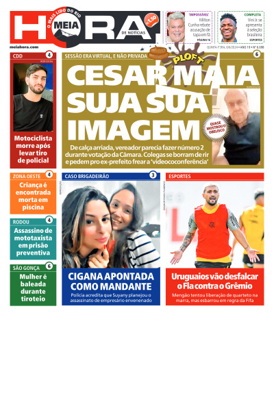 MEIA HORA - Edição de 06 de Junho de 2024