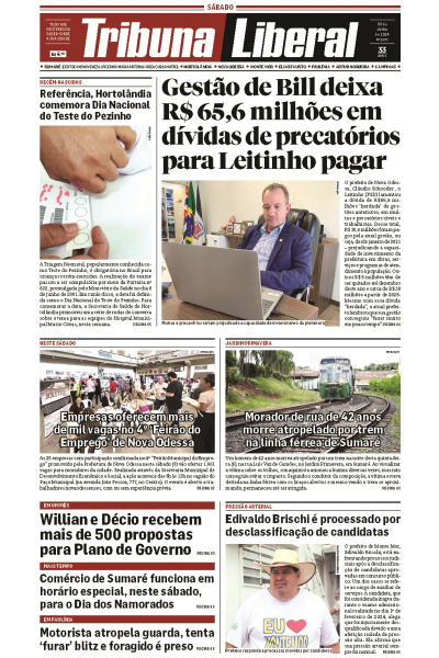 Tribuna Liberal - Edição de 08 de Junho de 2024