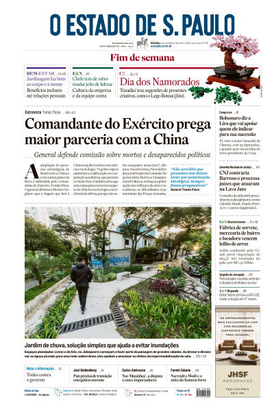 Estadão - Edição de 08 de Junho de 2024