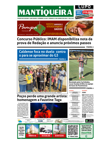 Mantiqueira - Edição de 08 de Junho de 2024