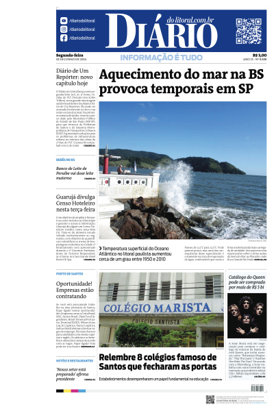 Diário do Litoral - Edição de 10 de Junho de 2024