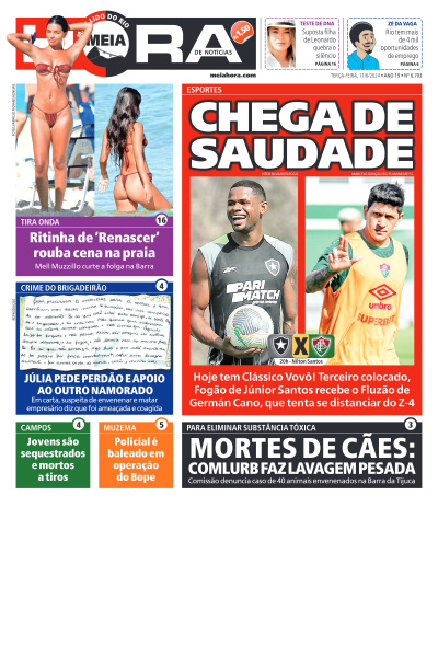 MEIA HORA - Edição de 11 de Junho de 2024