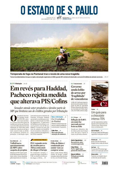 Estadão - Edição de 12 de Junho de 2024