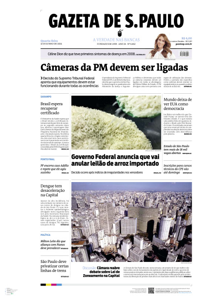 Gazeta de S. Paulo - Edição de 12 de Junho de 2024