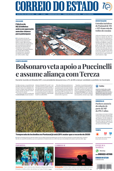 Correio do Estado - Edição de 12 de Junho de 2024