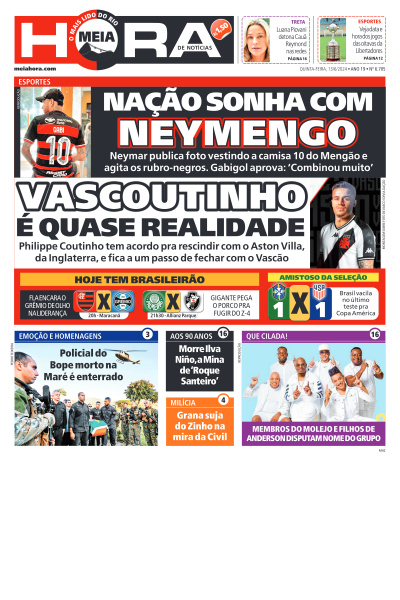 MEIA HORA - Edição de 13 de Junho de 2024