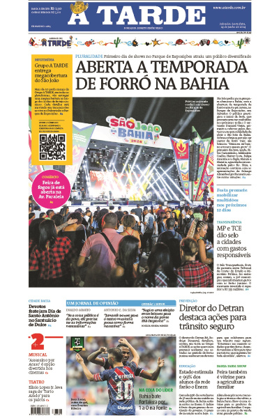 A TARDE - Edição de 14 de Junho de 2024
