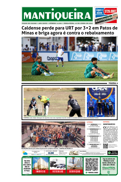 Mantiqueira - Edição de 18 de Junho de 2024