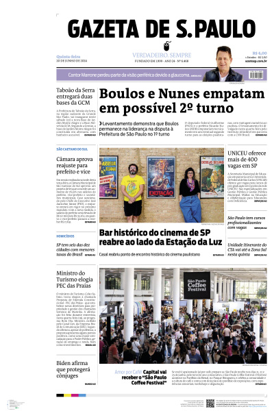 Gazeta de S. Paulo - Edição de 20 de Junho de 2024