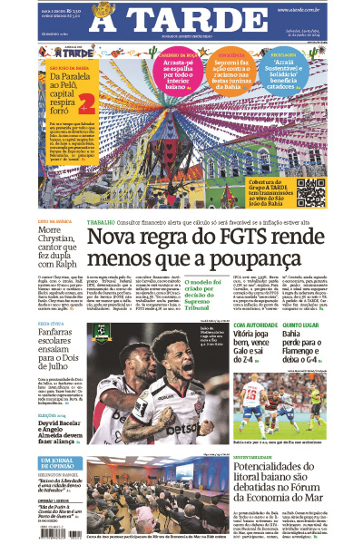 A TARDE - Edição de 21 de Junho de 2024