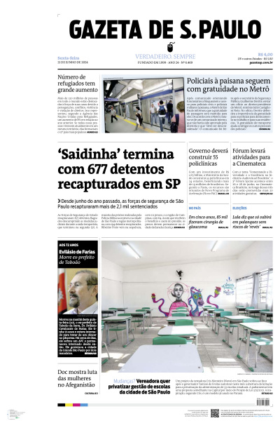 Gazeta de S. Paulo - Edição de 21 de Junho de 2024
