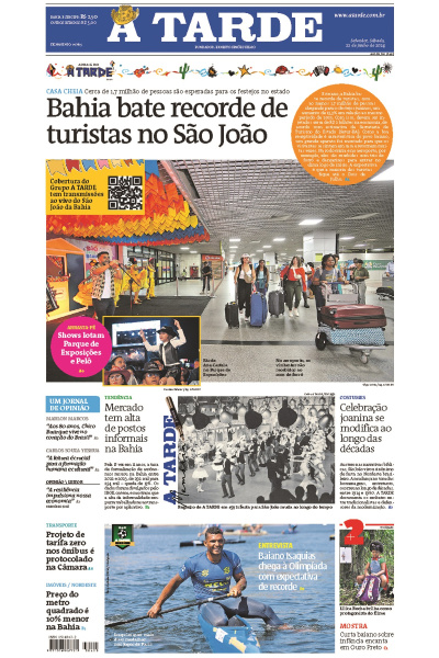 A TARDE - Edição de 22 de Junho de 2024