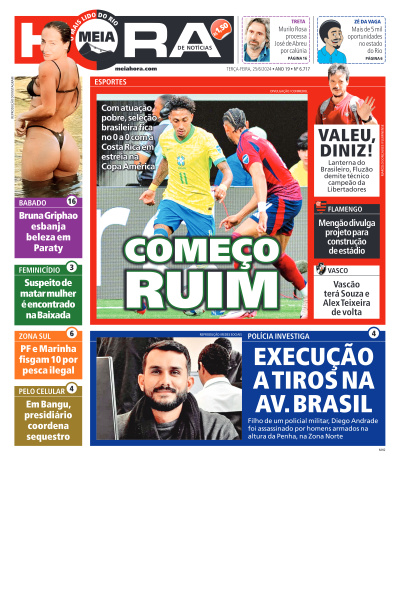 MEIA HORA - Edição de 25 de Junho de 2024