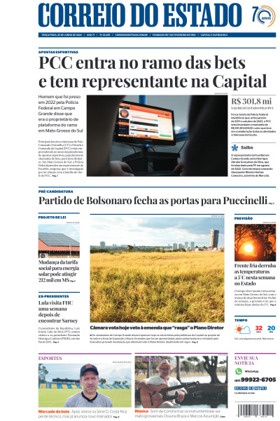 Correio do Estado - Edição de 25 de Junho de 2024