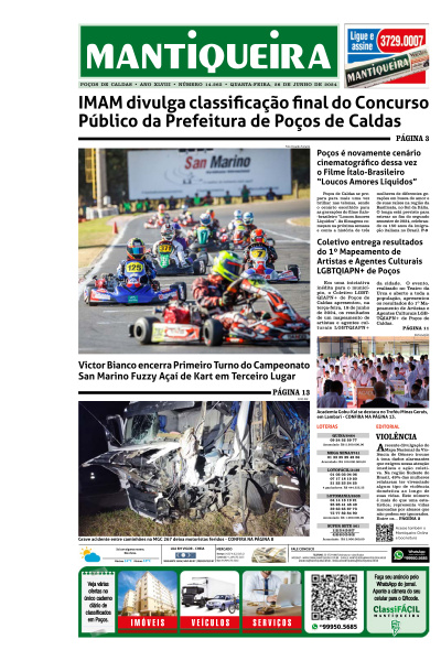 Mantiqueira - Edição de 26 de Junho de 2024