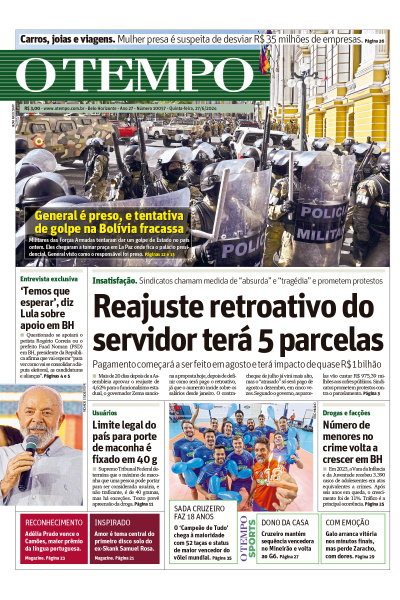 O TEMPO - Edição de 27 de Junho de 2024