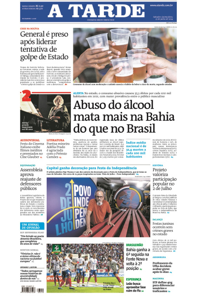 A TARDE - Edição de 27 de Junho de 2024