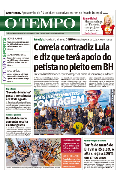 O TEMPO - Edição de 28 de Junho de 2024