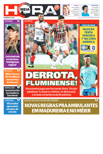 MEIA HORA - Edição de 28 de Junho de 2024