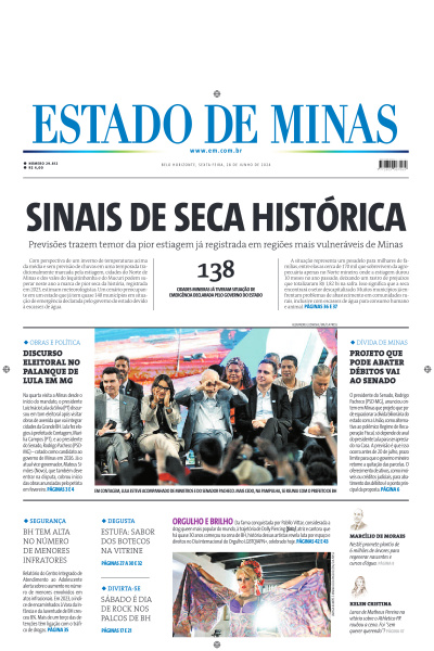 Estado de Minas - Edição de 28 de Junho de 2024