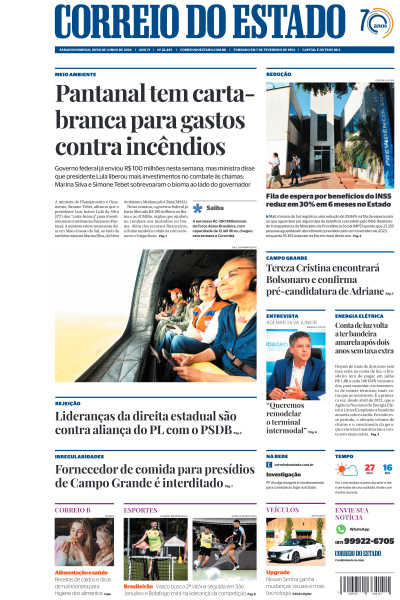 Correio do Estado - Edição de 29 de Junho de 2024