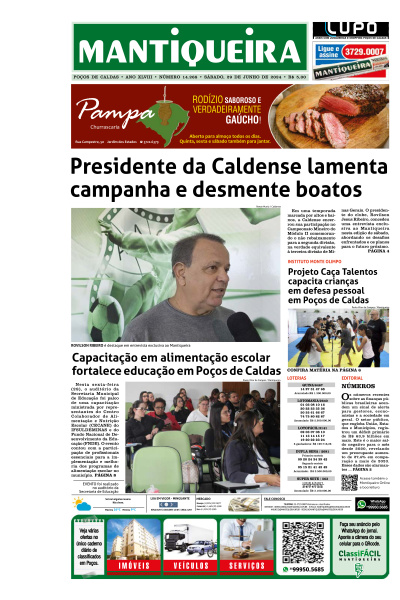 Mantiqueira - Edição de 29 de Junho de 2024