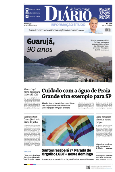 Diário do Litoral – Edição de 30 de Junho de 2024