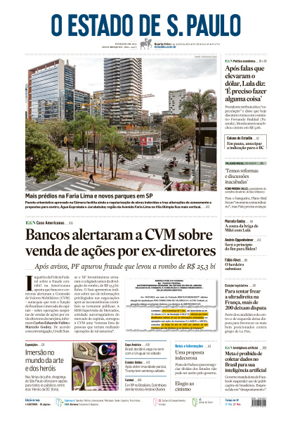 Estadão - Edição de 03 de Julho de 2024