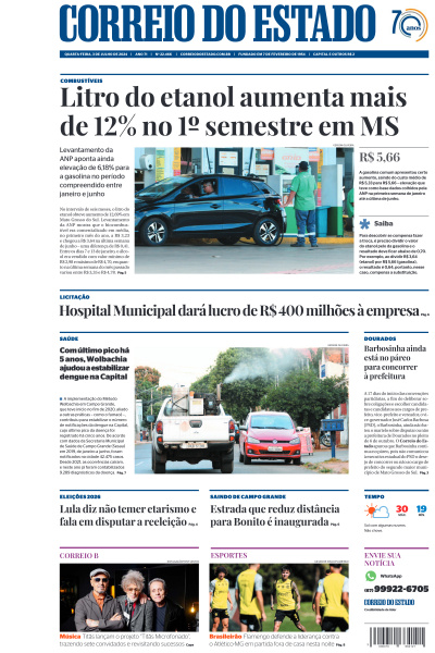 Correio do Estado - Edição de 03 de Julho de 2024